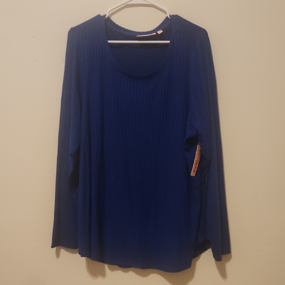 EVRI Royal Blue Long Sleeve Tee